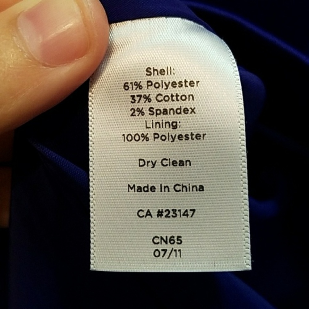 NWT Talbots Blue Shiny Maxi Skirt - Picture 7 of 8